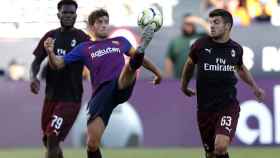 Una foto de Sergi Roberto en el amistoso contra el AC Milán / EFE