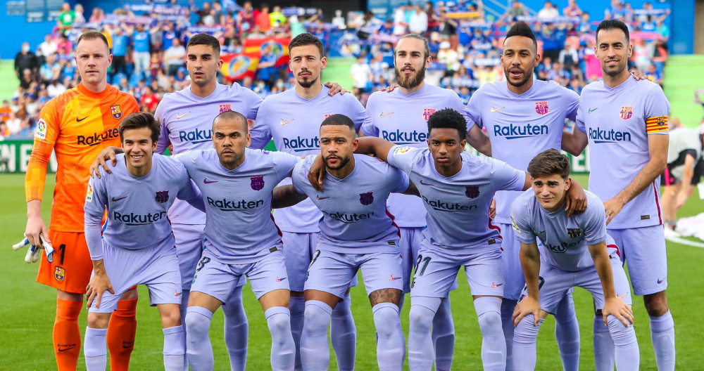 Alineación titular del Barça contra el Getafe en el Coliseum / FCB