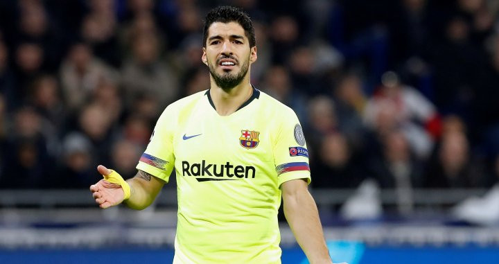 Una foto de Luis Suárez durante un partido del Barça / EFE