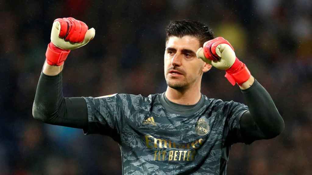 Thibaut Courtois en un partido con el Real Madrid / EFE