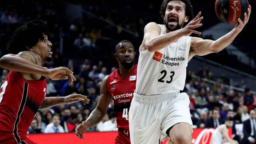 Sergio Llull en un partido del Real Madrid / EFE