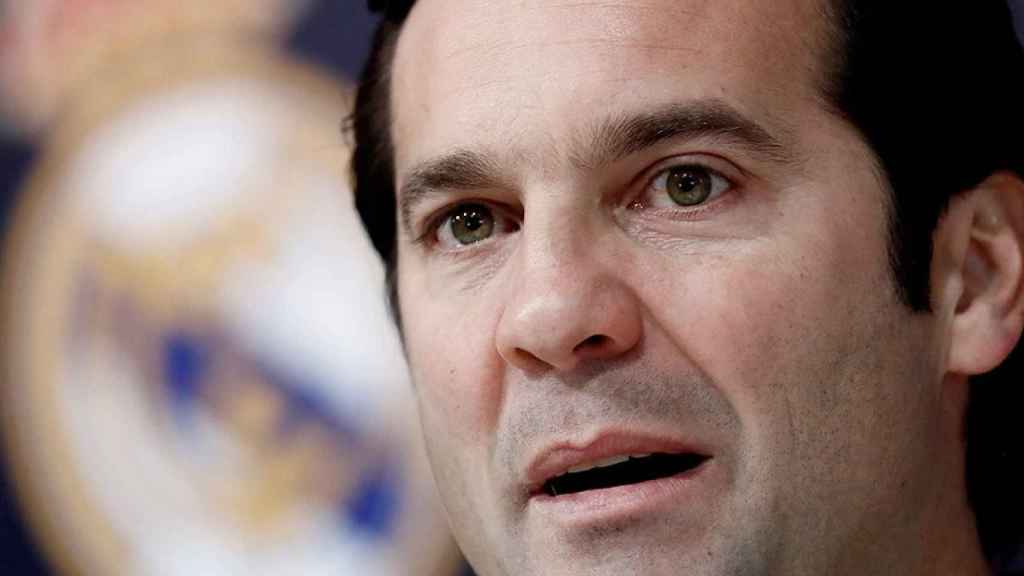 Santiago Hernán Solari, técnico del Real Madrid, en rueda de prensa / EFE