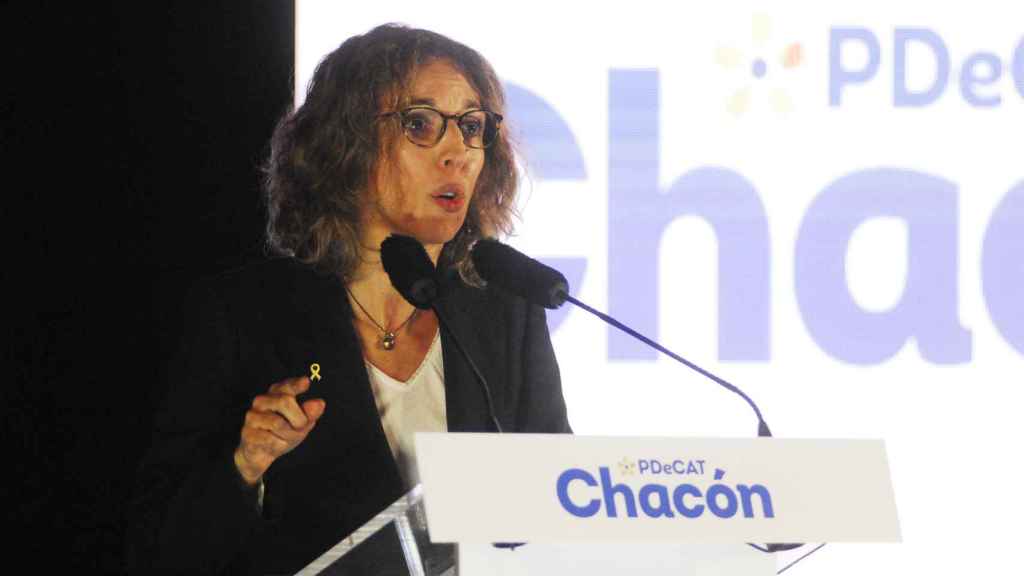 La candidata del PDECat, Àngels Chacón, en un acto de campaña / EUROPA PRESS