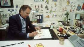 Albert Uderzo, en su estudio / ZDF