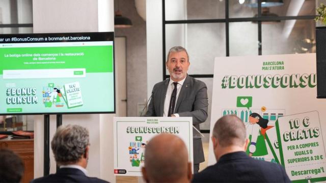 Jaume Collboni, primer teniente de alcalde de Barcelona, en un acto esta semana / EP