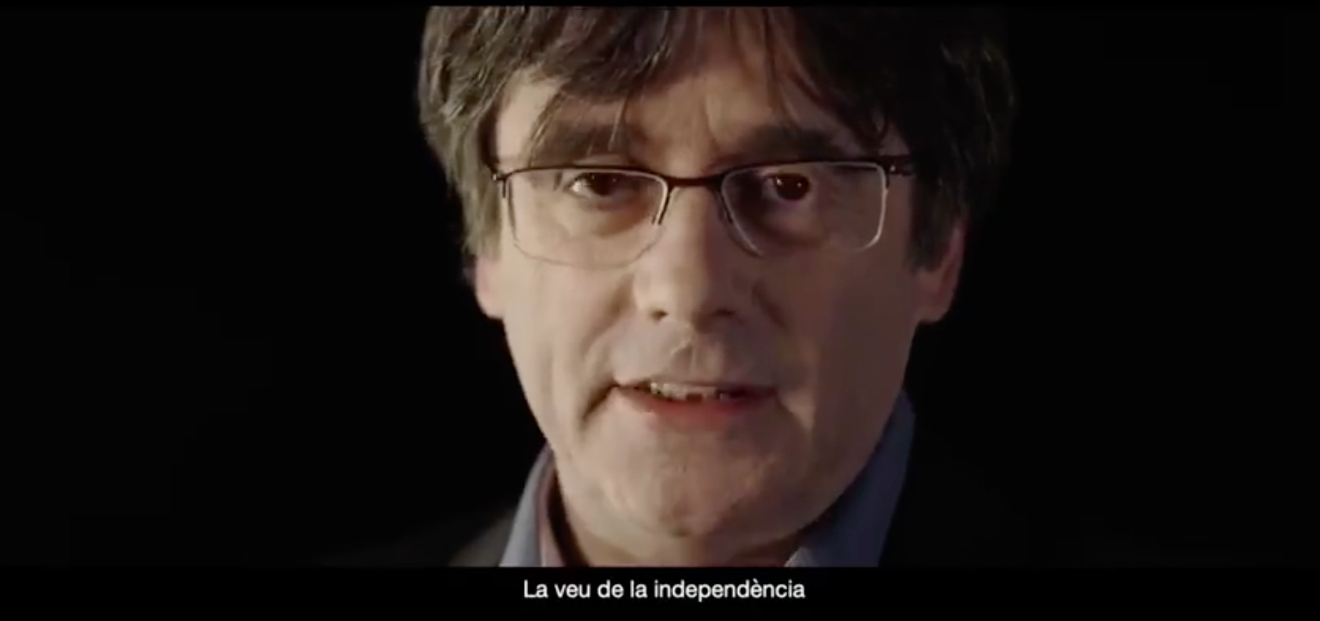 Puigdemont, en el anuncio de JxCAT