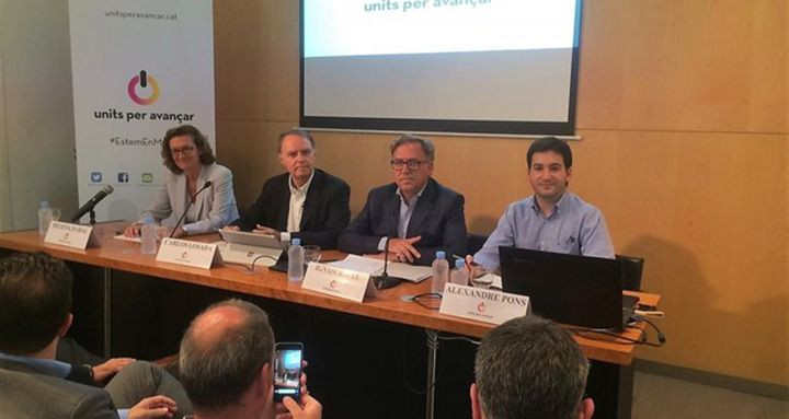 Presentación del manifiesto fundacional del nuevo partido Units per Avançar, apadrinado por Josep Duran Lleida / EUROPA PRESS