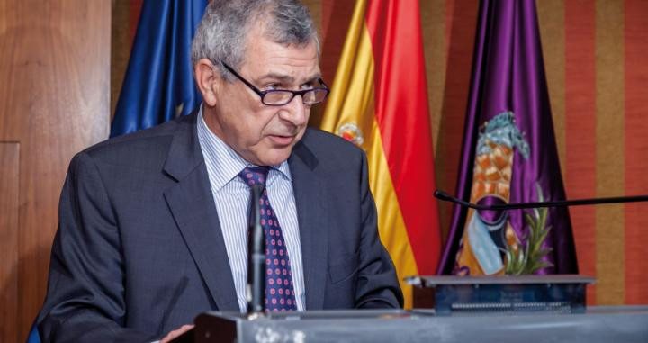 El presidente del Colegio de Ingenieros de Caminos, José Antonio Santamera / CG