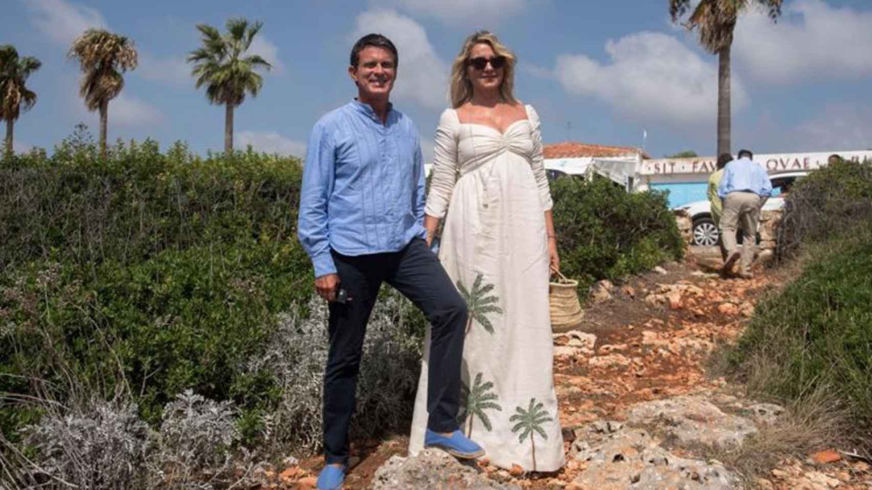 Manuel Valls y Susana Gallardo durante el tercer día de celebración de su boda / EFE