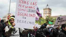 Manifestación contra el racismo institucional en Barcelona / TWITTER