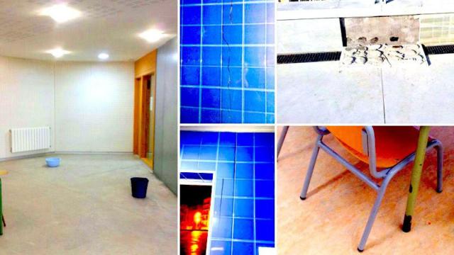 Interior del CEIP Mediterrània, situado en el barrio de la Barceloneta.