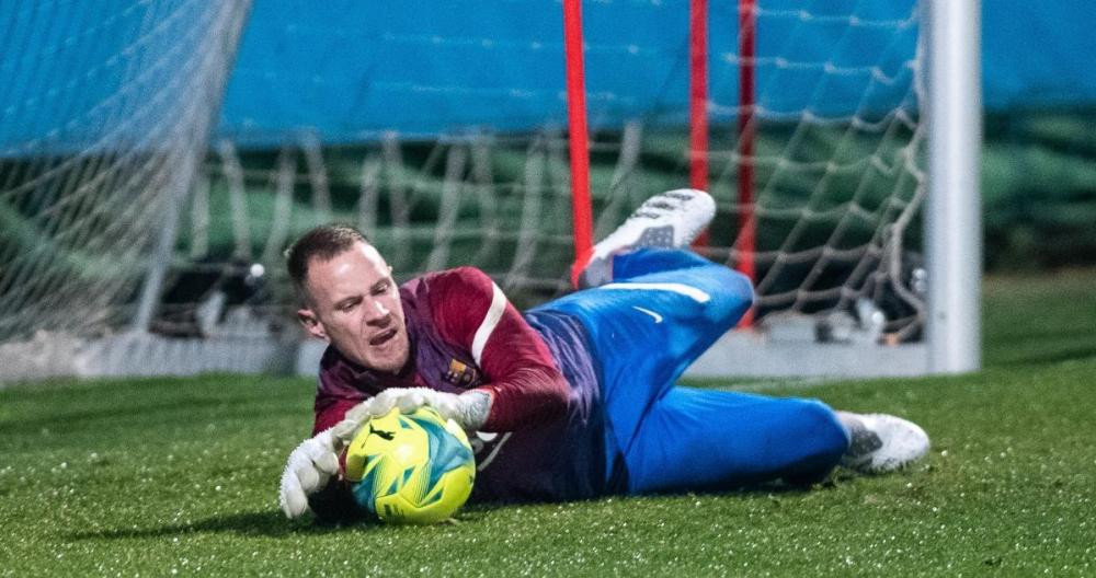 Primer entreno del Barça