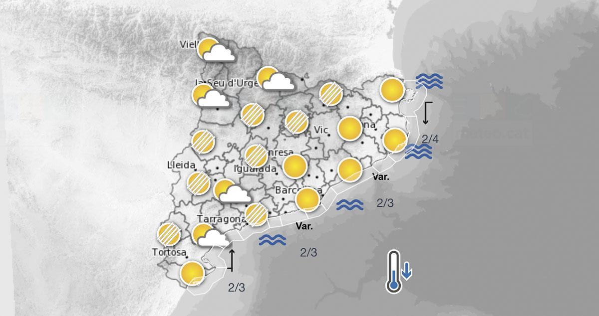 Predicción general para este 28 de septiembre en Cataluña / METEOCAT