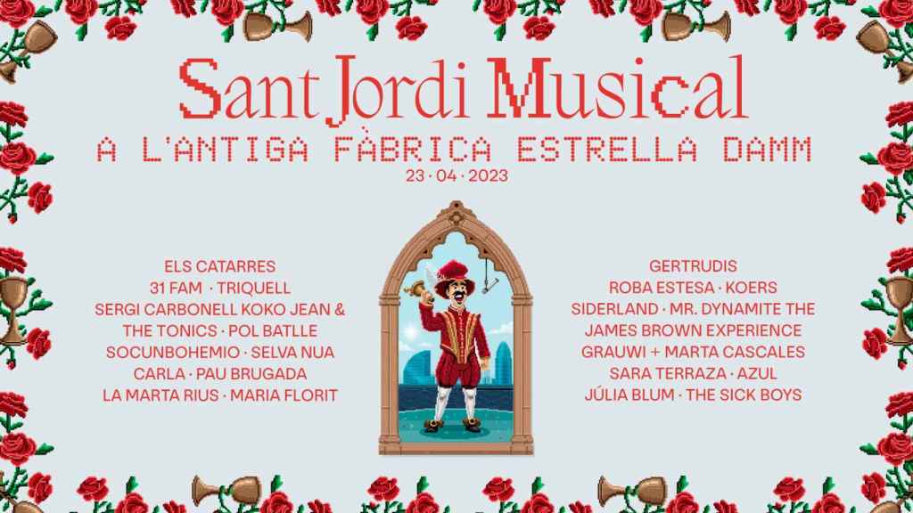 Cartel de la edición del Sant Jordi Musical 2023 / DAMM