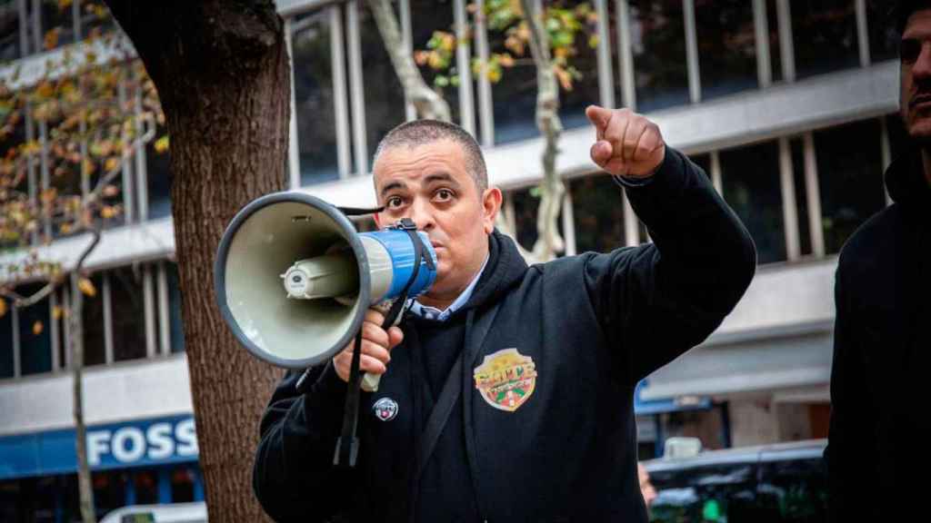 Alberto 'Tito' Álvarez, activista del sector del taxi / EFE