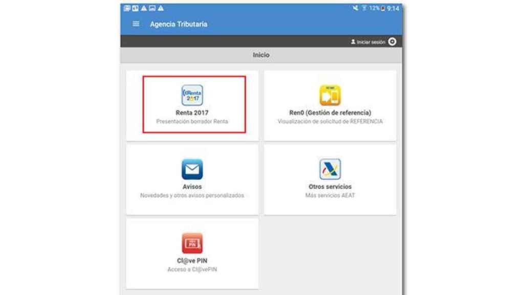 Hacienda lanza una app para presentar la declaración de la renta con un clic