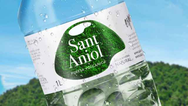 Una botella de agua de Sant Aniol, en una imagen de archivo / CG