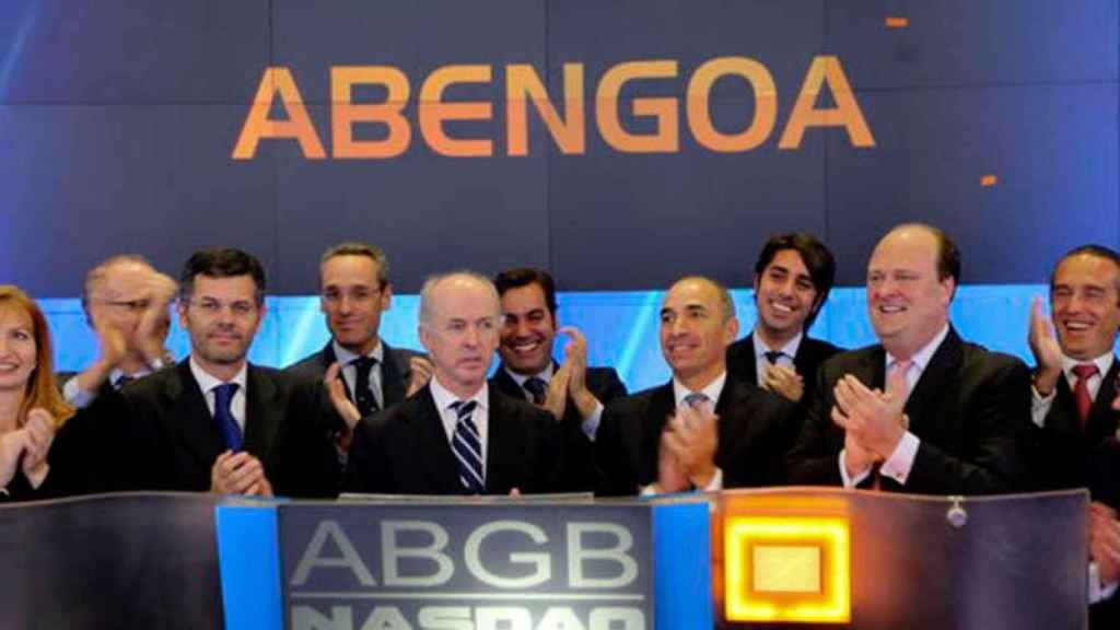 Los días felices: estreno de la cotización de Abengoa en el Nasdaq, el índice tecnológico de la Bolsa de Nueva York.