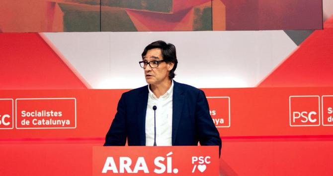 El nuevo ministro de Sanidad, Salvador Illa, en un acto del PSC / EUROPA PRESS