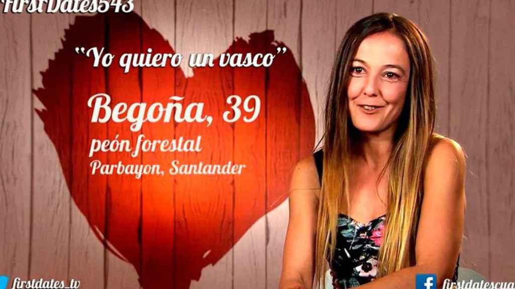 Begoña, la cántabra quería un vasco en 'First Dates' / CD