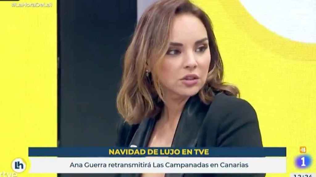 La cantante Chenoa en 'La hora de La 1' / TVE