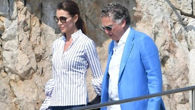 Mar Flores y el empresario Elías Sacal se reconcilian en Saint-Tropez