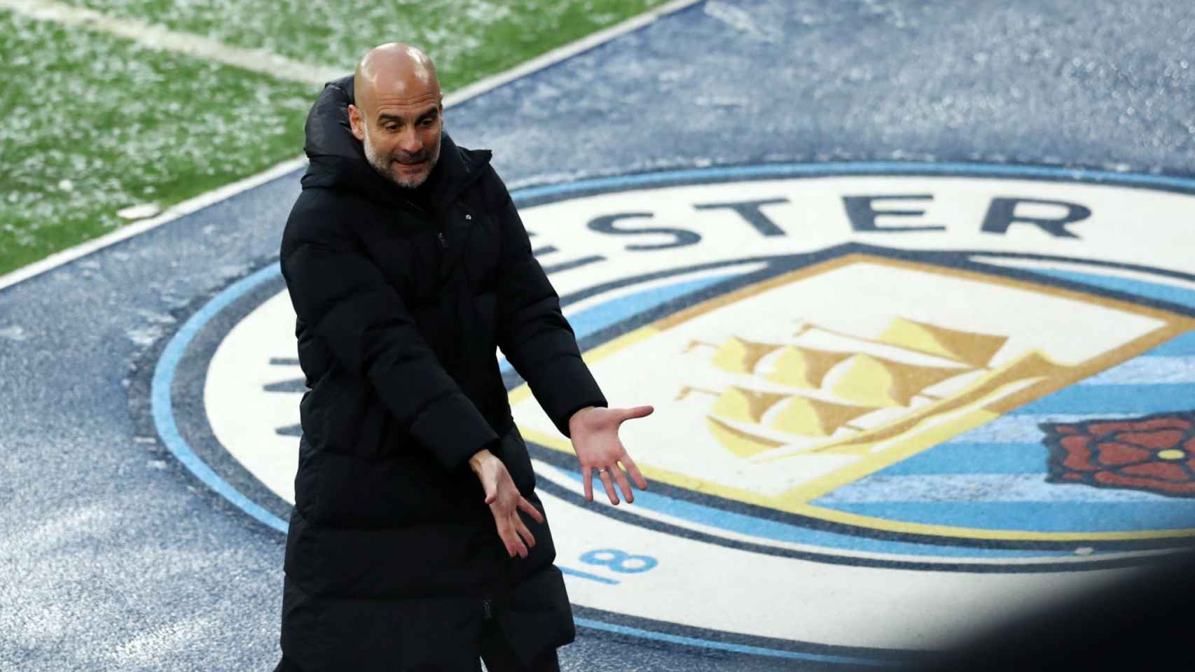 Guardiola, en un partido con el Manchester City | EFE