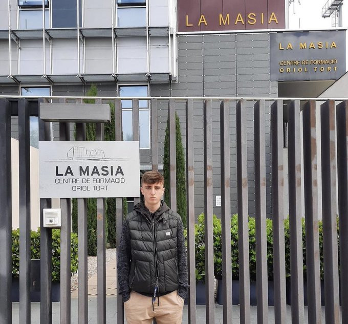 Eder Aller, en la Masia : TWITTER