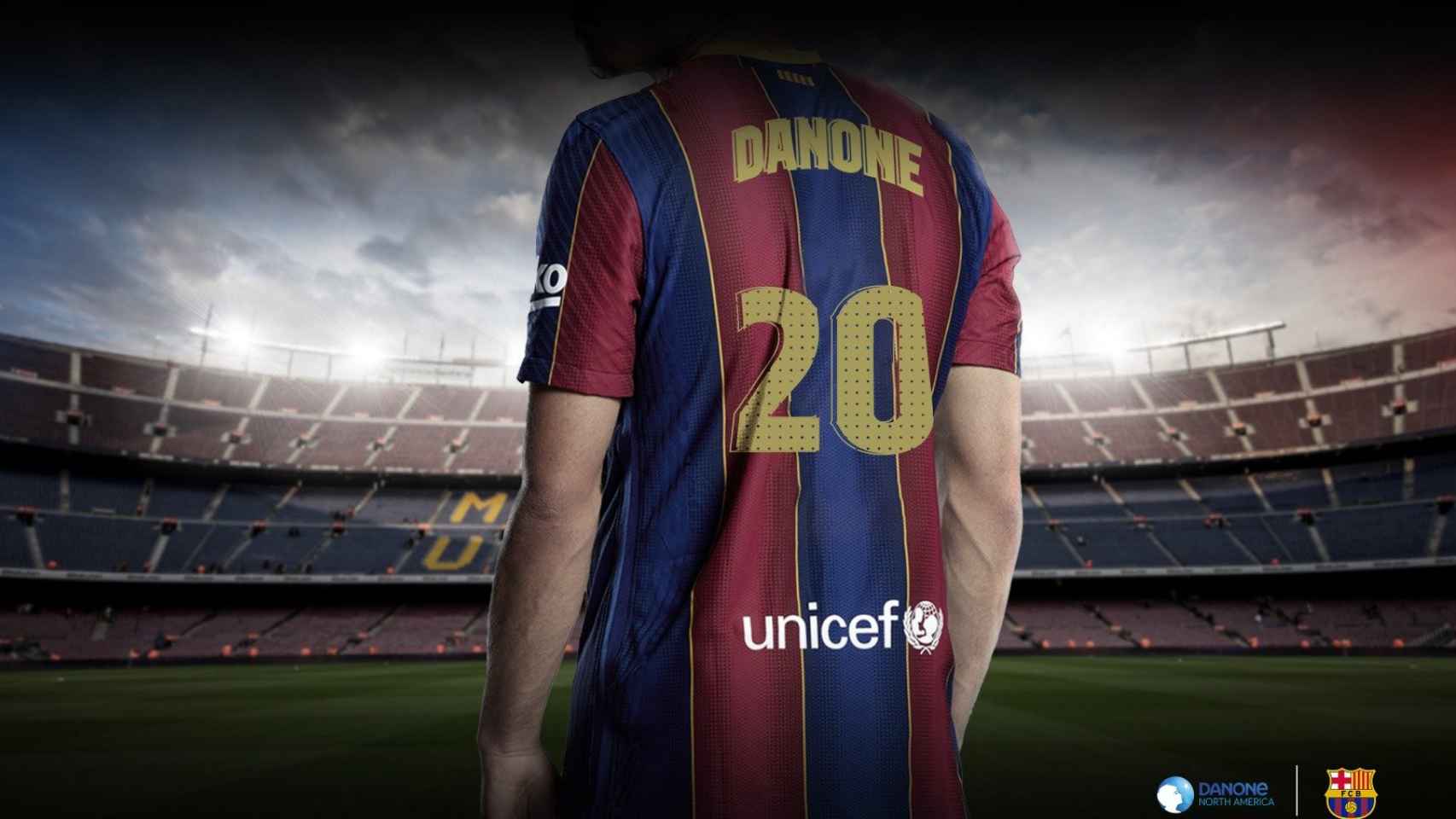 Imagen del acuerdo Barça-Danone en Estados Unidos | FCB