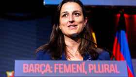 Maria Teixidor en un acto público del Barça / FC Barcelona