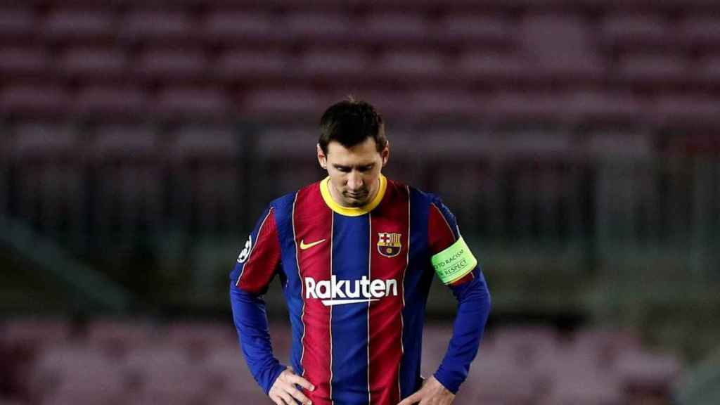 Leo Messi, en un partido con el Barça | EFE