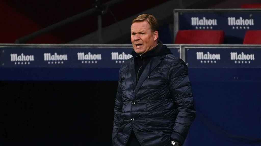 Koeman, en un partido con el Barça | EFE