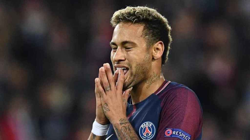 Una foto de Neymar Jr. durante un partido con el PSG / Twitter