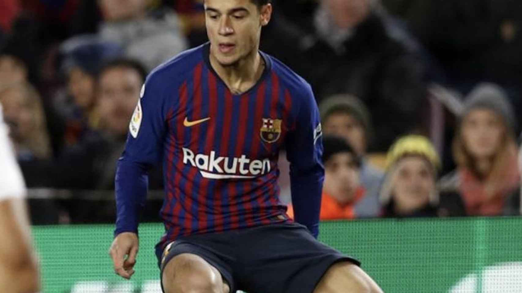 Una foto de Philippe Coutinho durante el partido frente al Valencia / FCB