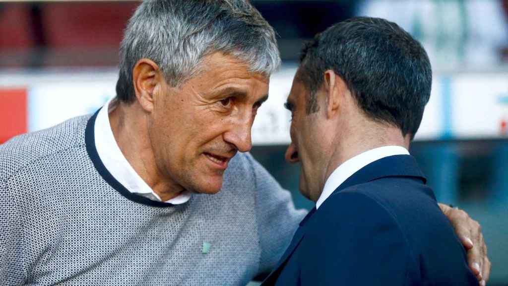 Quique Setién sustituye a Ernesto Valverde en el Barça / EFE