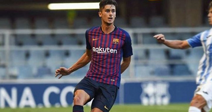 Una foto de Chumi en un partido con el Barça B / FCB