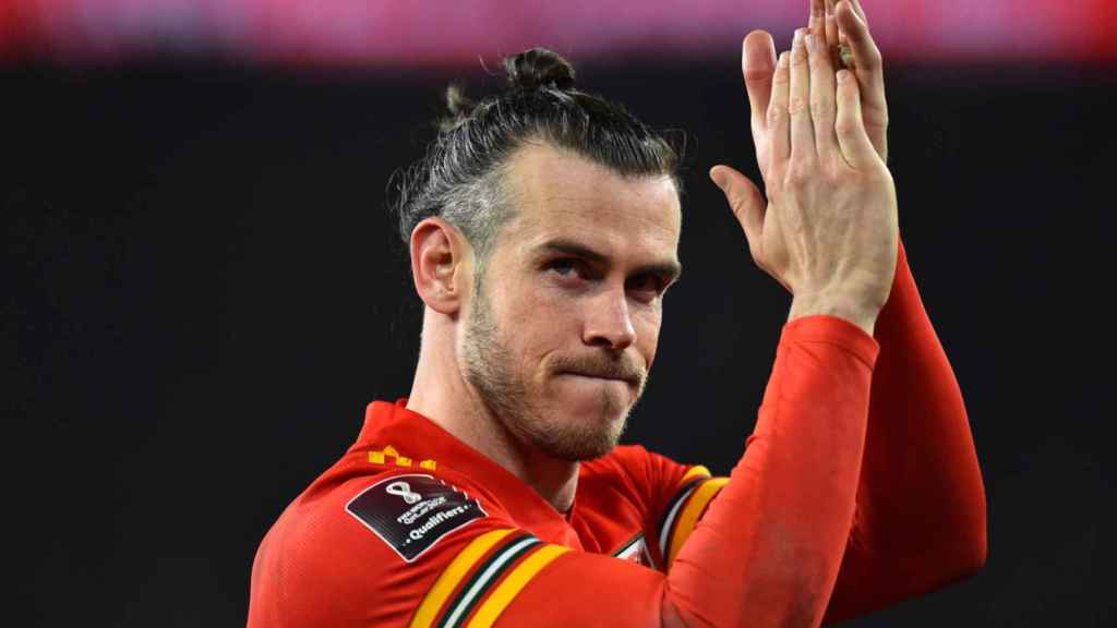 Gareth Bale, después de firmar un doblete con Gales / EFE