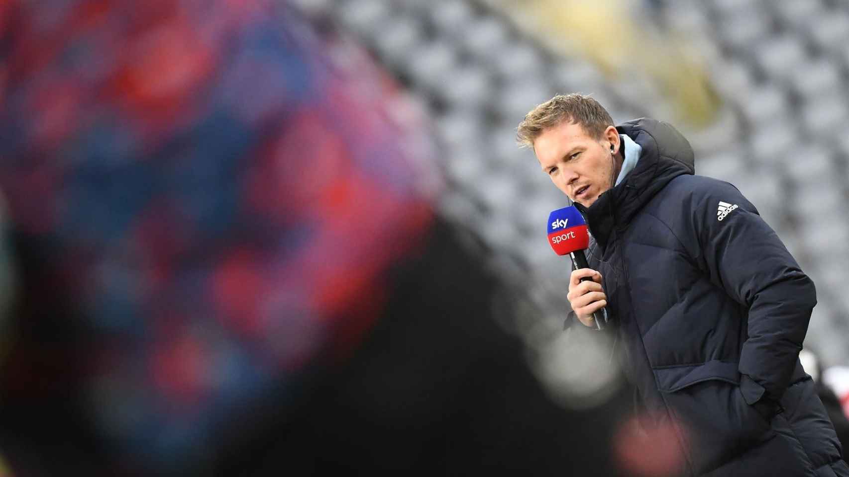 Julian Nagelsmann, entrenador del Bayern, en el partido de la Bundesliga de este sábado contra el Mainz 05 / EFE