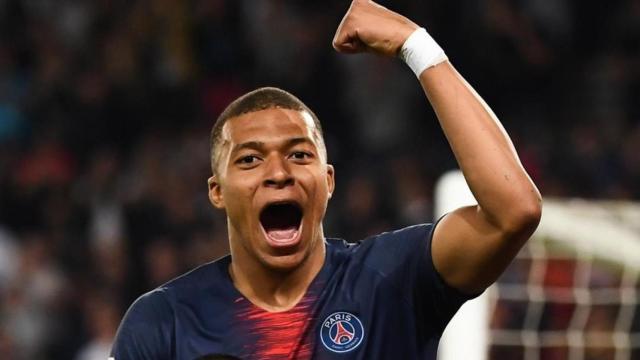 Mbappé celebra un gol con el PSG | EFE