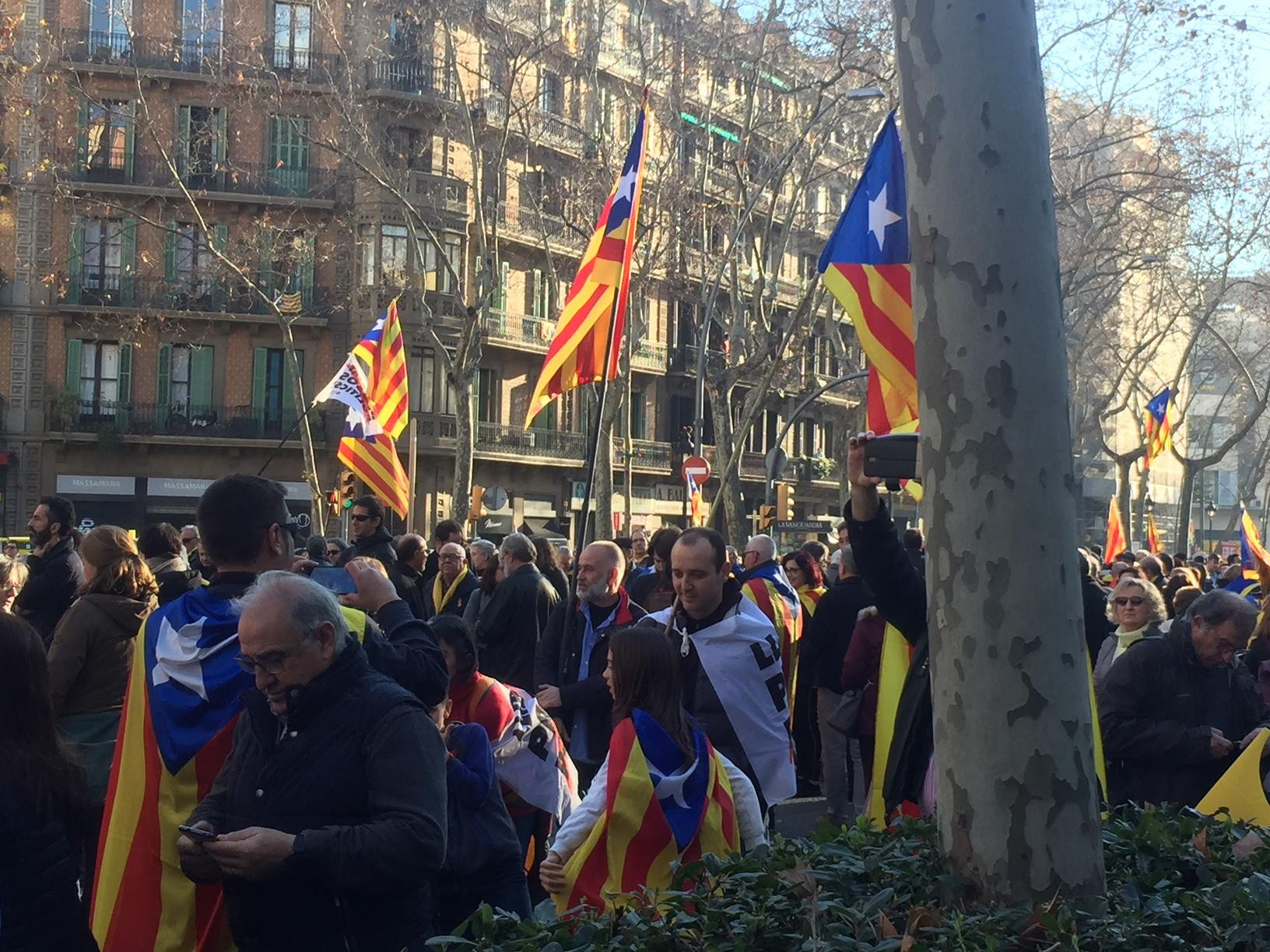 Manifestación independentista en Barcelona a favor de la autodeterminación /CG