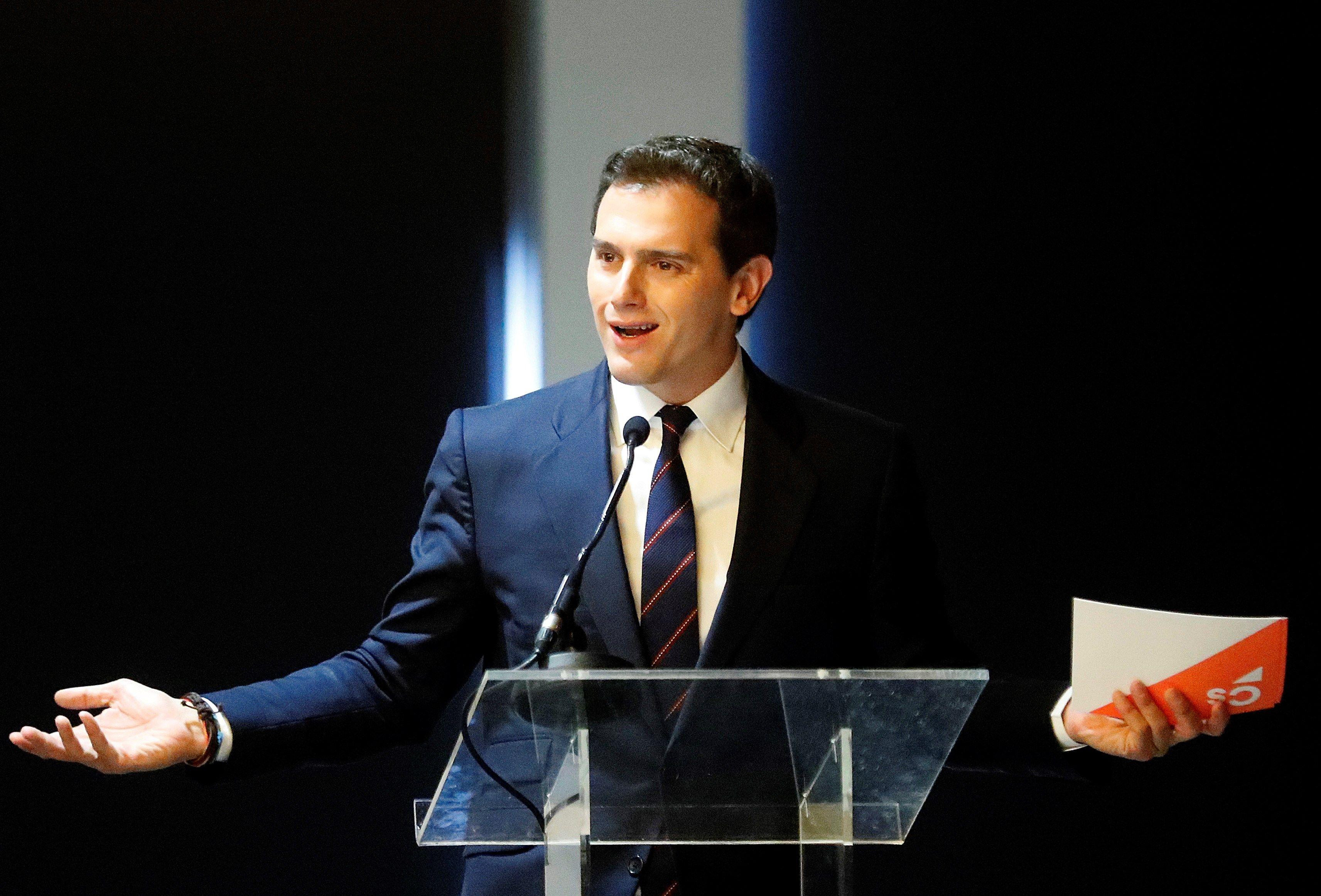 Albert Rivera en un acto de Ciudadanos / EFE