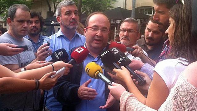 El líder del PSC, Miquel Iceta