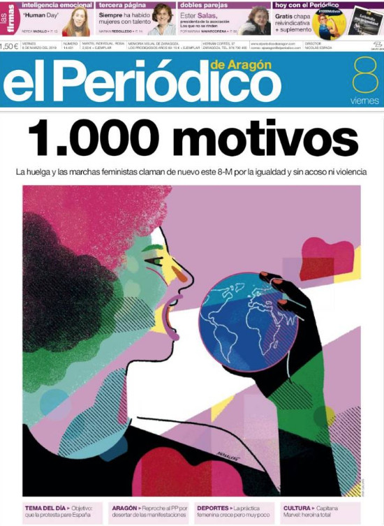 Portada de 'El Periódico' de este viernes 8 de marzo / KIOSKO.NET