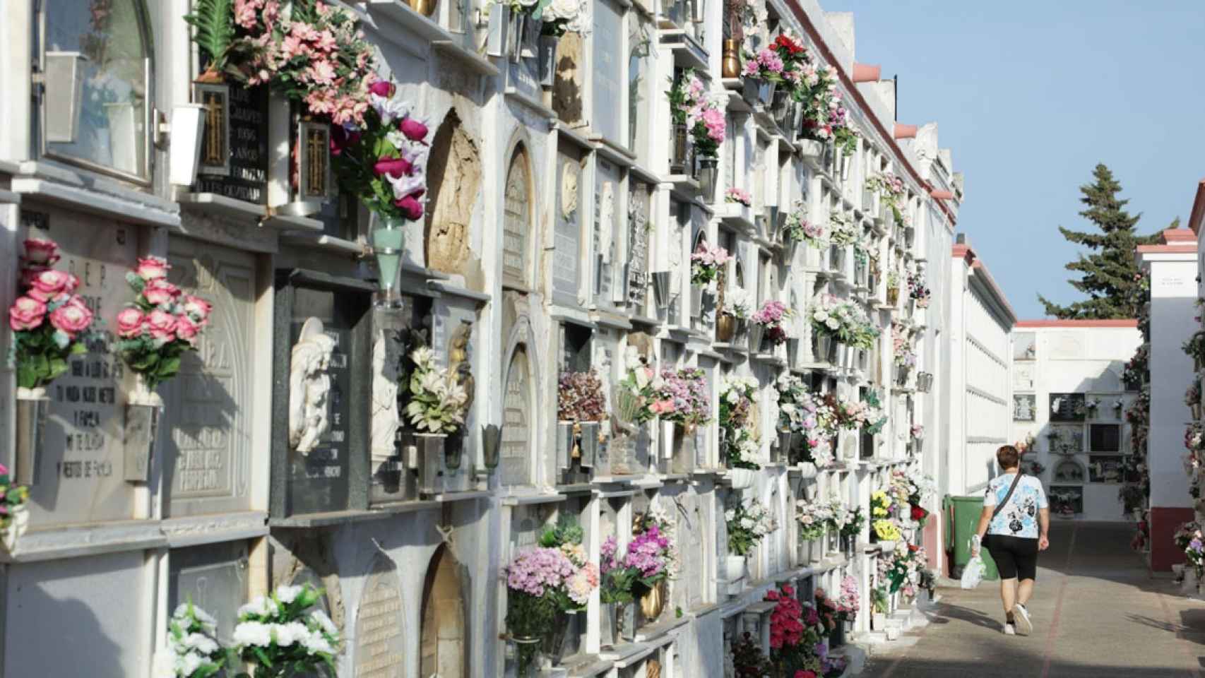 Foto de archivo de un cementerio