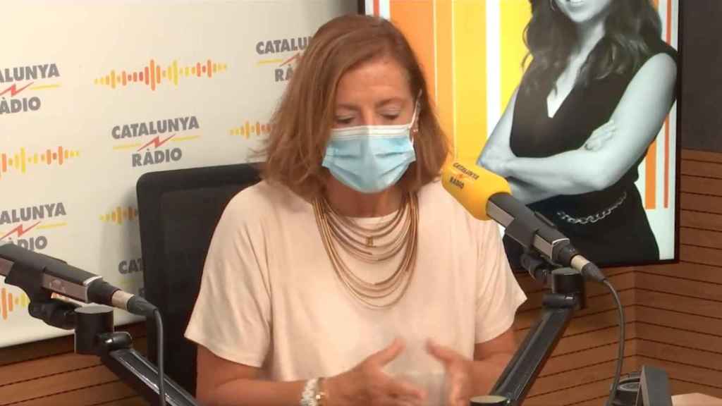 La investigadora del grupo de Epidemiología y Salud Pública del Vall d’Hebron Institut Recerca (VHIR) y presidenta del Comité Científico Asesor del Covid, Magda Campins, durante la entrevista de este jueves en 'El Matí' de Catalunya Ràdio / CATALUNYA RÀDIO