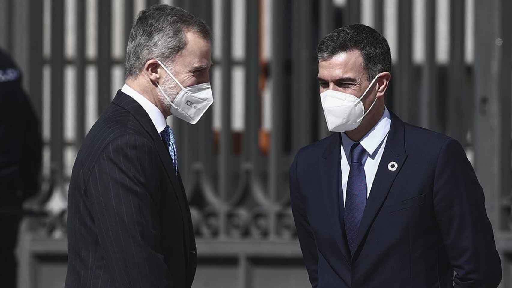 Pedro Sánchez y Felipe VI durante la conmemoración del 40 aniversario del 23F / EP