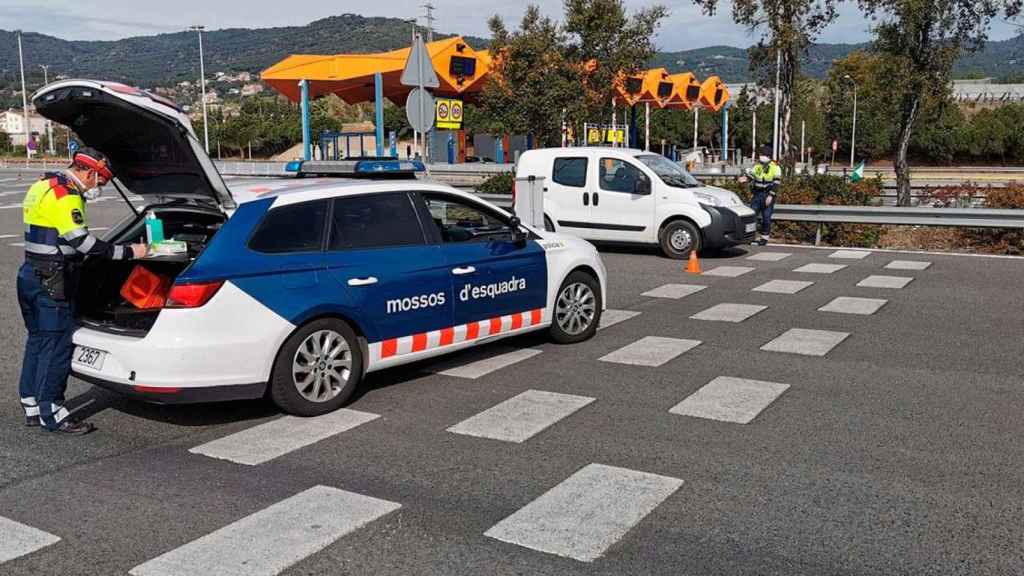 Control de tráfico de Mossos en Cataluña / EP