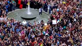 Un grupo de asistentes a una manifestación / CG