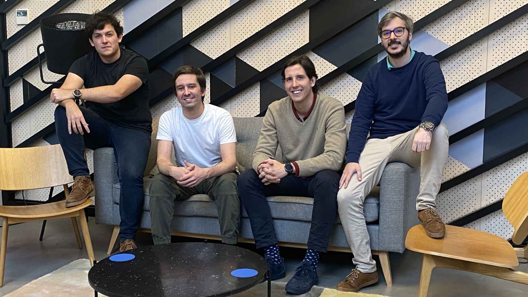 Equipo fundador de Homming: de izq. a dcha, Asur Bernardo, Jorge Montero, José María Rincón y Javier Martí / SERVIMEDIA