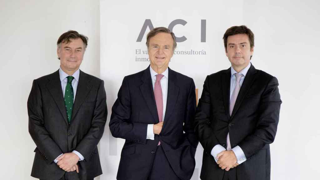 Los responsables de la Asociación de Consultoras Inmobiliarias (ACI) / EUROPAPRESS